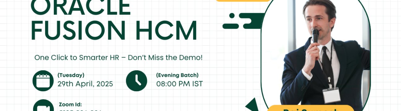 Master Oracle Fusion HCM Live Demo