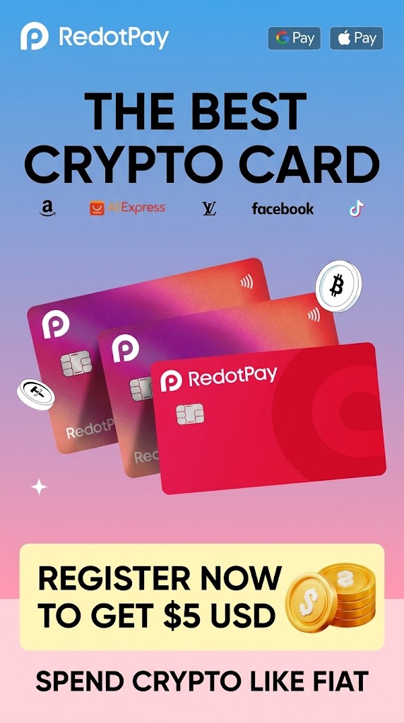 RedotPay - The Best Crypto Card